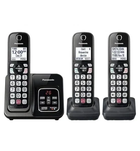 Panasonic KX-TGD833 Cordless 3 Handset Phones & Digit Answering System. NOB. - Photo 1/10