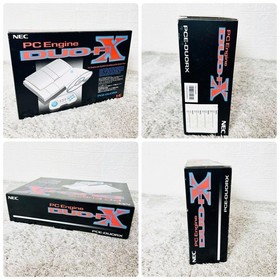 【Unused】PC Engine DUO-RX Console system PCE-DORX Six Button Pad Boxed NEC game