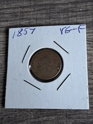 US Mint 1857 Flying Eagle Cent - Image 1 of 4