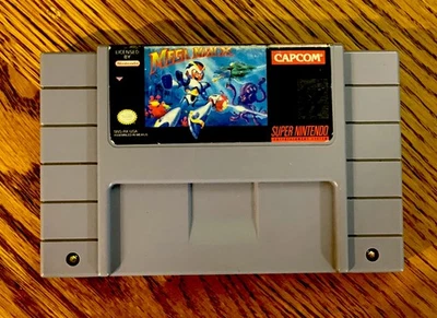 Mega Man X (Super Nintendo SNES, 1994) Authentic Cartridge-Tested & Works - Image 1 of 3