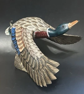 John J Madison Holz geschnitzt Stockente Tierwelt Sammlung handbemalt Vogel - Bild 1 von 14