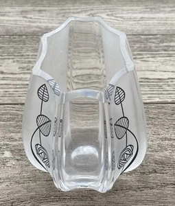 Vintage Charles Rennie Mackintosh Glass Vase. H 14cm x W 11cm x L 11cm - Picture 1 of 10