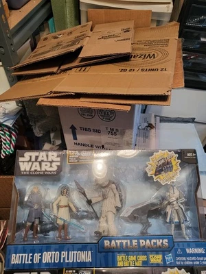Hasbro Star Wars The Clone Wars Battle of Orto Plutonia Battle 2010  Foto 1 de 2