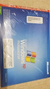 MICROSOFT WINDOWS XP PROFESSIONAL FULL OPERATING SYSTEM MS WIN PRO =NEW SEALED= - Picture 1 of 4