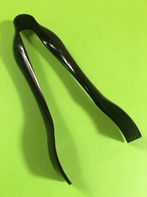 Pinzas negras para catering, preparación/servicio de alimentos, herramienta de agarre de plástico, utensilio de cocina Foto 1 de 4