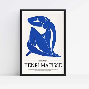 Henri Matisse blau nackte gestreckte Leinwand oder ungerahmt Posterdruck Heim Wandkunst - Bild 1 von 12