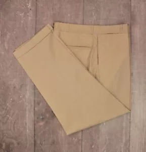 Men's VTG 1960s NOS Beige Khaki Big Mac Work Pants Sz 35x29 60s Trousers - Picture 1 of 5