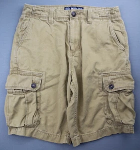 Men's 2014 American Eagle Classic Cargo Shorts Brown 100% Cotton Size 30 - Picture 1 of 9