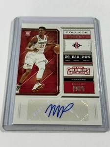 2018 Panini Contenders Draft Picks #110 Malik Pope Auto Rookie RC - Picture 1 of 2
