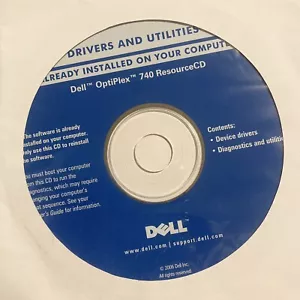 Dell OptiPlex 740 Resource CD Reinstall Drivers and Utilities 2006, NEW - Picture 1 of 2