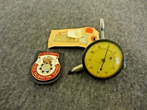 Vintage 1979 Federal HR 62 297 1/1000 Calibration Dial & US ARMY Calibrat. Badge - Picture 1 of 10