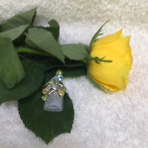 Tjc S/Steel Multi Gemstone Fancy Ring Size N New 8135* - Picture 1 of 4