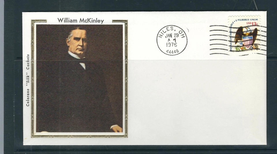 USA Presidents / William McKinley  . (  NOT A FDC ). Colorano Silk Cachet - Image 1 of 1