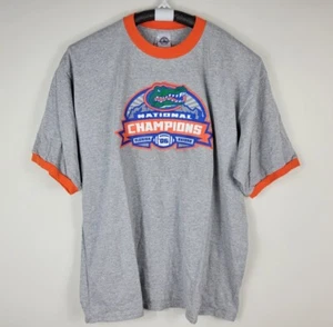Camiseta Florida Gators 2006 Campeones Nacionales Foothall Timbre Delta Pro Hombres XL - Imagen 1 de 10