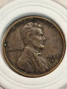 1935 Lincoln Wheat Cent S Mint Mark - Picture 1 of 2