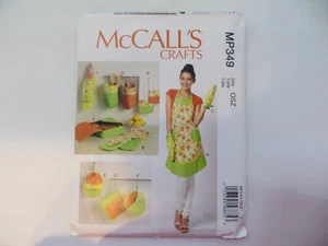 McCall's Crafts Schnittmuster MP349 UNGESCHNITTENE Schürze & Küche Acc Einheitsgröße OS - Bild 1 von 5
