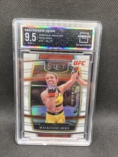 2022 UFC Select Mackenzie Dern White Prizm Strawweight /75 Arena Club 9.5 MINT+