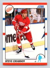 1990-91 Score American #214 Steve Chiasson  Detroit Red Wings 