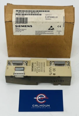 Siemens 6ES5 316-8FA12 SIMATIC S5 Interface Module *PARTS ONLY* - Image 1 of 4