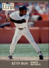 1991 Ultra San Francisco Giants Baseball Card #315 Kevin Bass