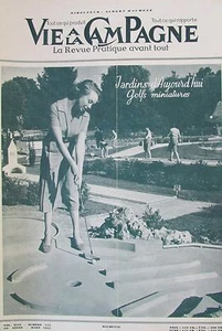 LA VIE à la CAMPAGNE 1955 JARDINS GOLF MINIATURE RUCHER FLEUR PETUNIA PRIMEVERE - Foto 1 di 2