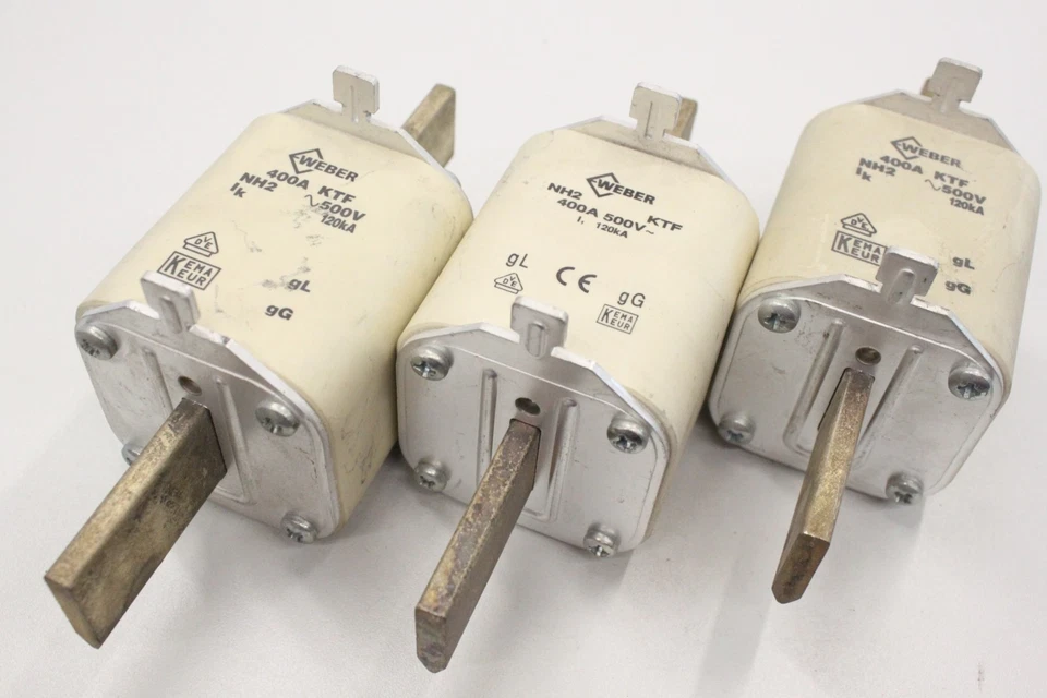 3x Weber NH2 400A 500V 400AKTF NH Fuse Block 400AKTFNH2 NEW - Image 1 of 1