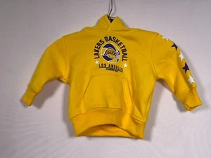 Los Angeles Lakers NBA Gold Courtside Hoodie Kids 6-9 Months - Picture 1 of 6