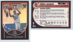 2007-08 Bowman Draft Picks & Stars Chrome Black Refractor /199 Danny Granger #88