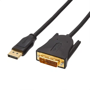 Amazon Basics Cavo Da Displayport a DVI, Con Connettori Placcati in Oro, Lunghez - Photo 1/12