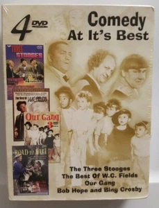 COMEDY AT ITS BEST 4-DVD 3 STOOGES, ROAD TO BALI,W.C. FIELDS OUR GANG BOB CROSBY - Picture 1 of 6