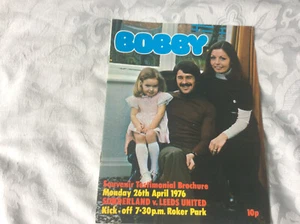 1976 TESTIMONIAL BOBBY KERR SUNDERLAND V LEEDS UNITED E - Picture 1 of 1