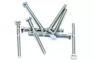 8 BSF Bolts 1/4 x 3" Bright zinc plated - Picture 1 of 2