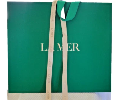 La Mer Bolsa de Regalo de Compras de Papel Extra Grande 11x13x6.5 Cintas de Satén LOTE de 20 NUEVO Foto 1 de 3