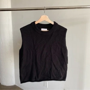 NWT Black Velvet by Graham & Spencer “Aster” Crewneck Sweater Sz Small - Picture 1 of 7