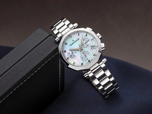 Claude Bernard by Edox - Dress Code Chronograph 10251 3M NAN Damenuhr Perlmutt - Bild 1 von 4