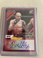2022 Panini Donruss Jose Aldo Signature Series Purple Auto Card description