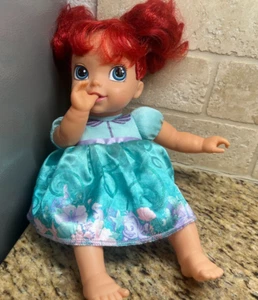 Disney My First Baby Ariel The Little Mermaid 12” Plush Body Vinyl Doll - Picture 1 of 6
