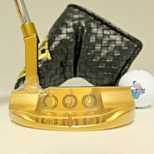 Mutsumi Honma Golf Gold MH282M Limited Edition Putter RH 33" New - Picture 1 of 19