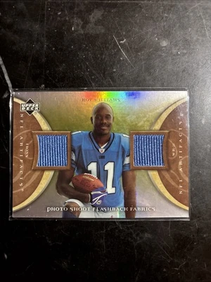 2007 Upper Deck Artifacts - Photo Shoot Flashback Fabrics Roy Williams... Jersey Foto 1 de 2