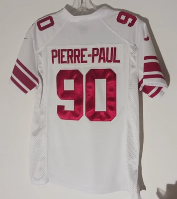Camiseta deportiva de los jugadores de la NFL en el campo de los Gigantes de Nueva York Nike #90 Pierre-Paul para mujer talla mediana Foto 1 de 4