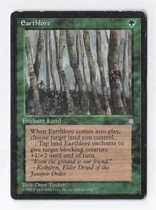Earthlore Ice Age MTG Vintage Magic the Gathering Card LP/NM - Picture 1 of 2
