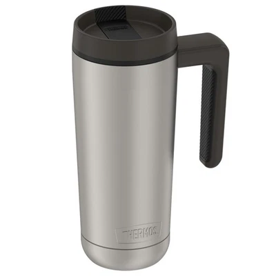 Alta™ Series Stainless Steel Vacuum-Insulated 18-Oz. Travel Mug (Matte Steel) - Image 1 of 4