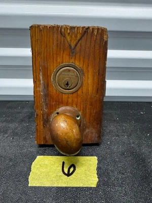 Vintage Sargent & Co Brass Door Knob Set - No Key - Image 1 of 4