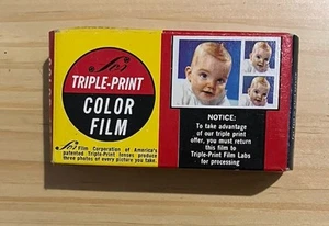 Pellicola Kodak Triple Print Color Instamatic 126 12 esposizioni 1978 nuova (vecchia) - Foto 1 di 6