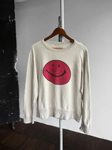 Our Legacy Herren Beige Reversible Smile LS Sweatshirt SS13 Selten Freizeit Größe - M/L - Bild 1 von 4