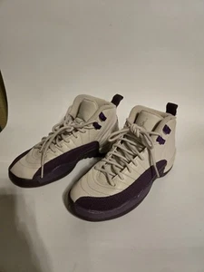 Nike. Air Jordan Retro Purple. White Desert Sand Size4y - Picture 1 of 8