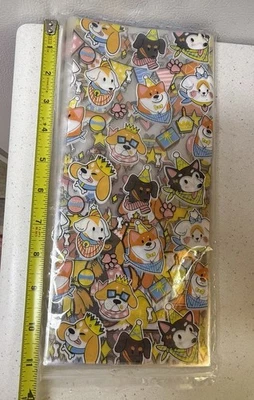 Nuevas bolsas de golosinas para perros, 100 piezas bolsas de golosinas de celofán con estampado de perros ML4E Foto 1 de 2