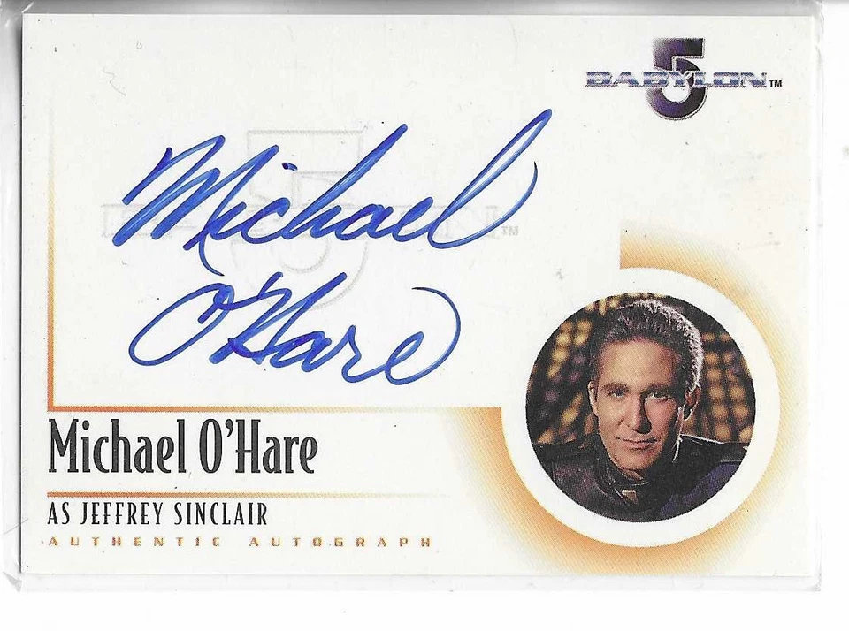 2003 rittenhouse babylon 5 complete mochael o'hare autograph A1 - Image 1 of 1
