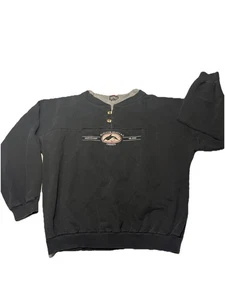 Vintage R. U. Sudadera Decent Grande Azul Oscuro Doble Capa Isla de Vancouver - Imagen 1 de 6