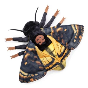 Simulation Todeskopf Falkenmotte Stofftier - gelb 14 Zoll, lebensecht Death's-H... - Bild 1 von 9